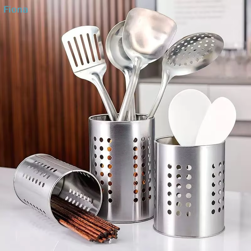 ✔ Boîte de rangement pour baguettes cylindriques en acier inoxydable