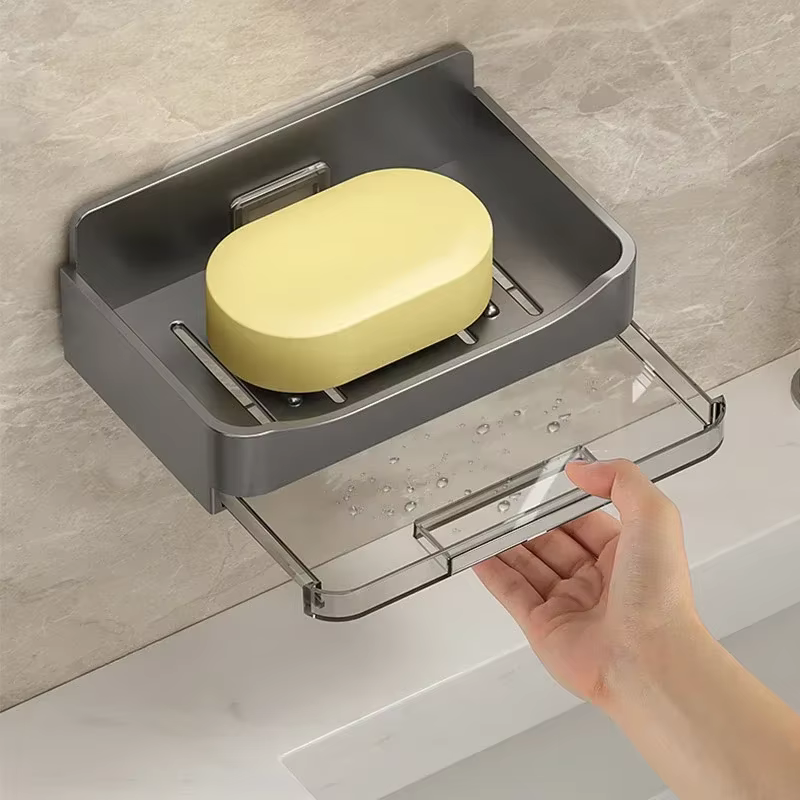 Porte-savon mural à poinçonnage gratuit