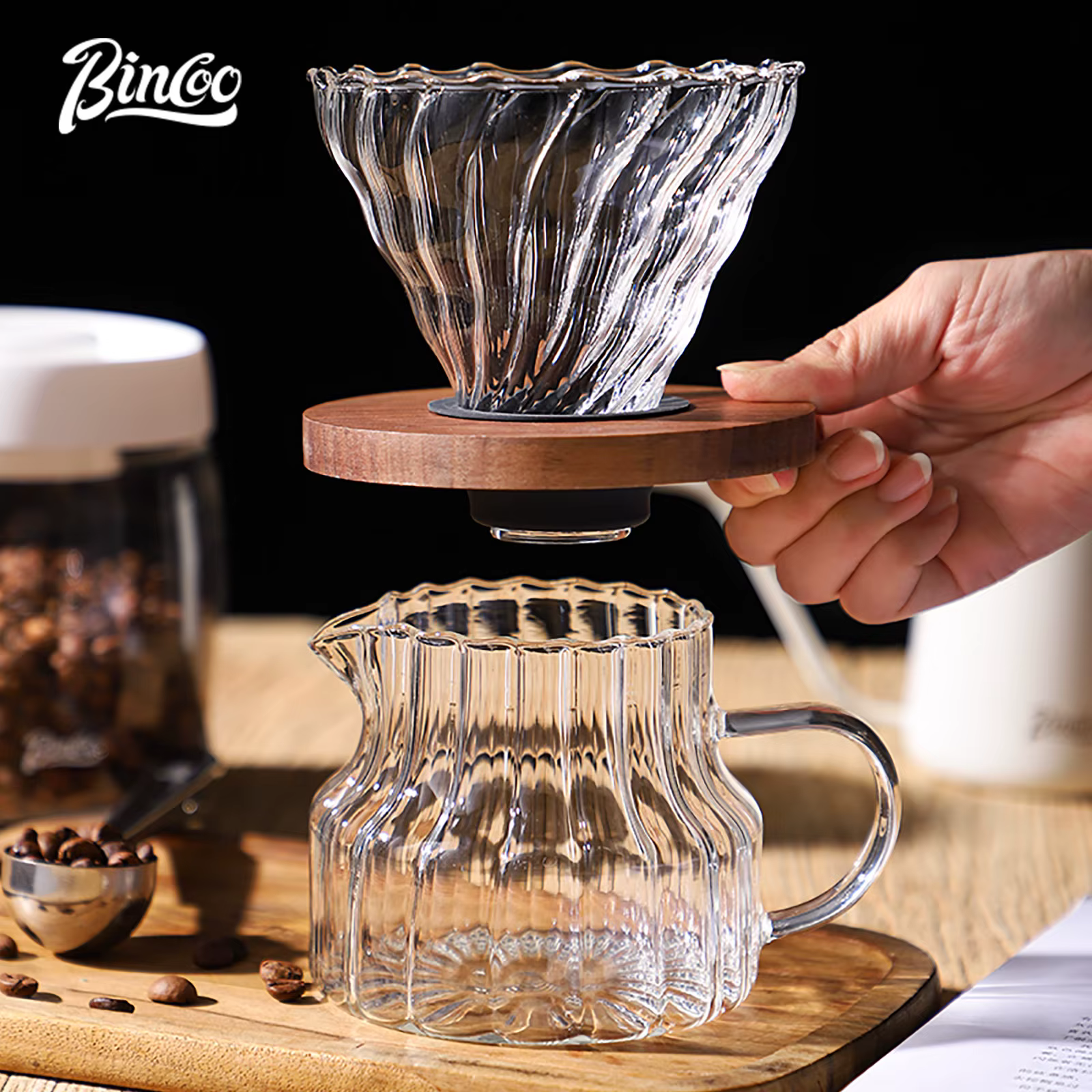 Bincoo-Ensemble de cafetière à verser