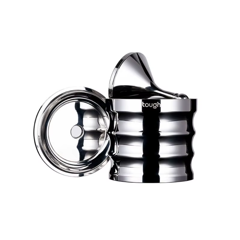 JUSTINLAU Ensemble Tamper et Tasse de Dosage Café 58mm en Acier Inoxydable