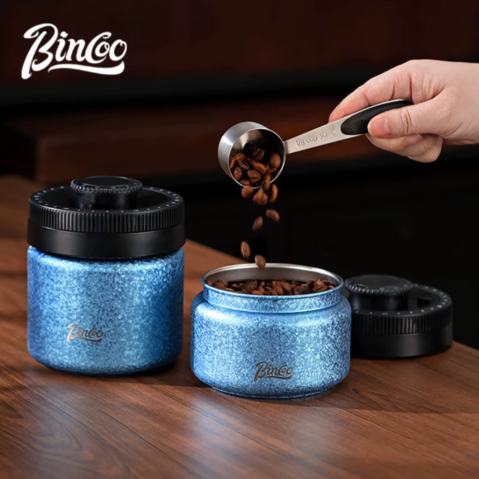 Récipient à café hermétique Bincoo : acier 304 de qualité alimentaire