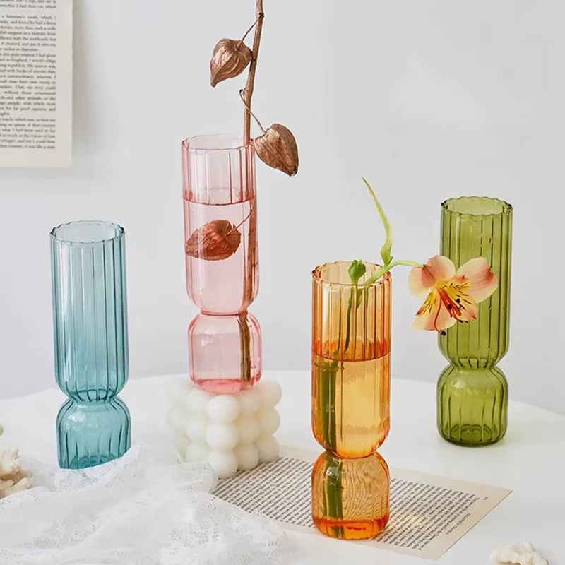 Vase en verre nordique pour la décoration de la maison