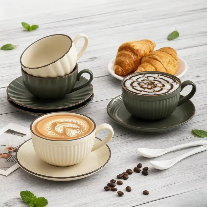 Tasse à café en céramique INS de haute qualité 250ml-300ml
