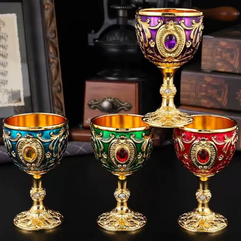 Verre à vin, tasse à Vodka esprit sculpté