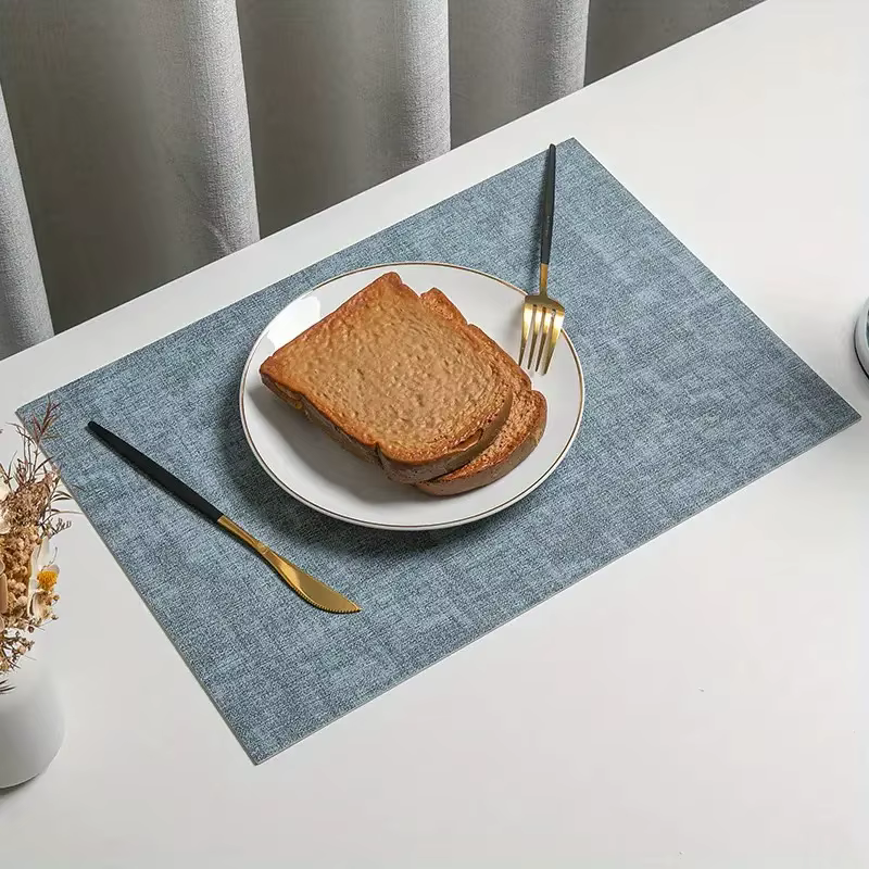 Napperon, napperons Double face en simili cuir – Tapis de table de style nordique pour la maison et le restaurant