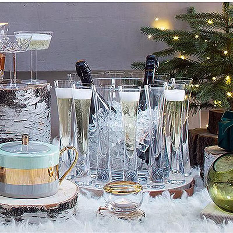 Tasse à Champagne en verre de cristal