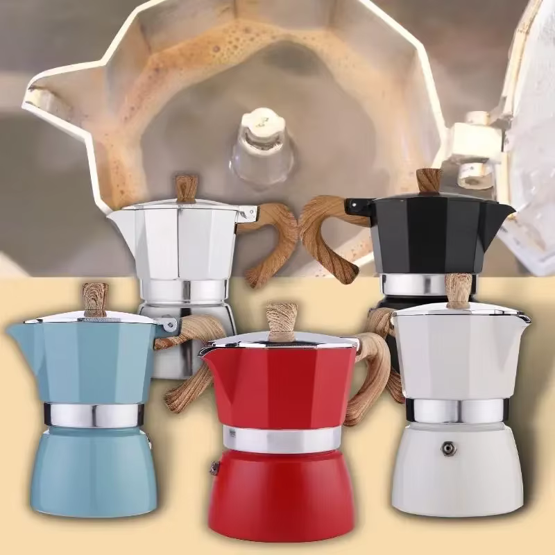 Cafetière Moka en aluminium de qualité supérieure