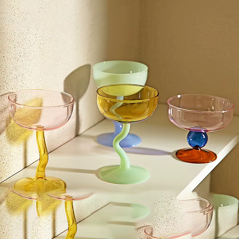 Bol rond gobelet Dessert tasse en verre