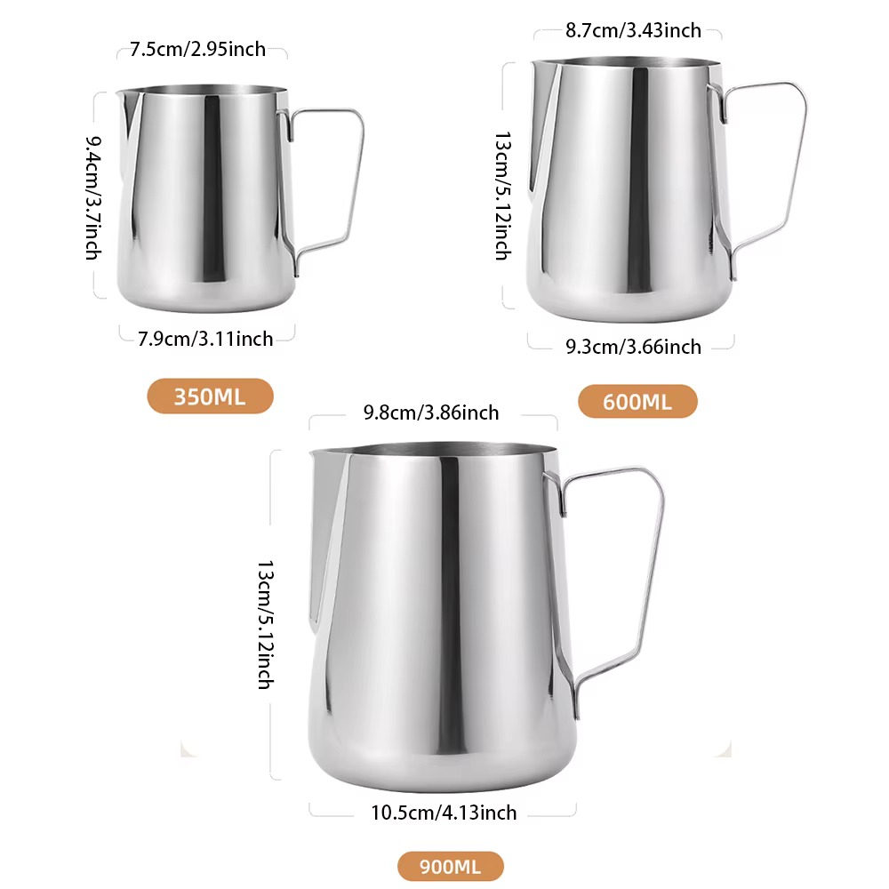 Pichet à café et lait de 350/600/900ML