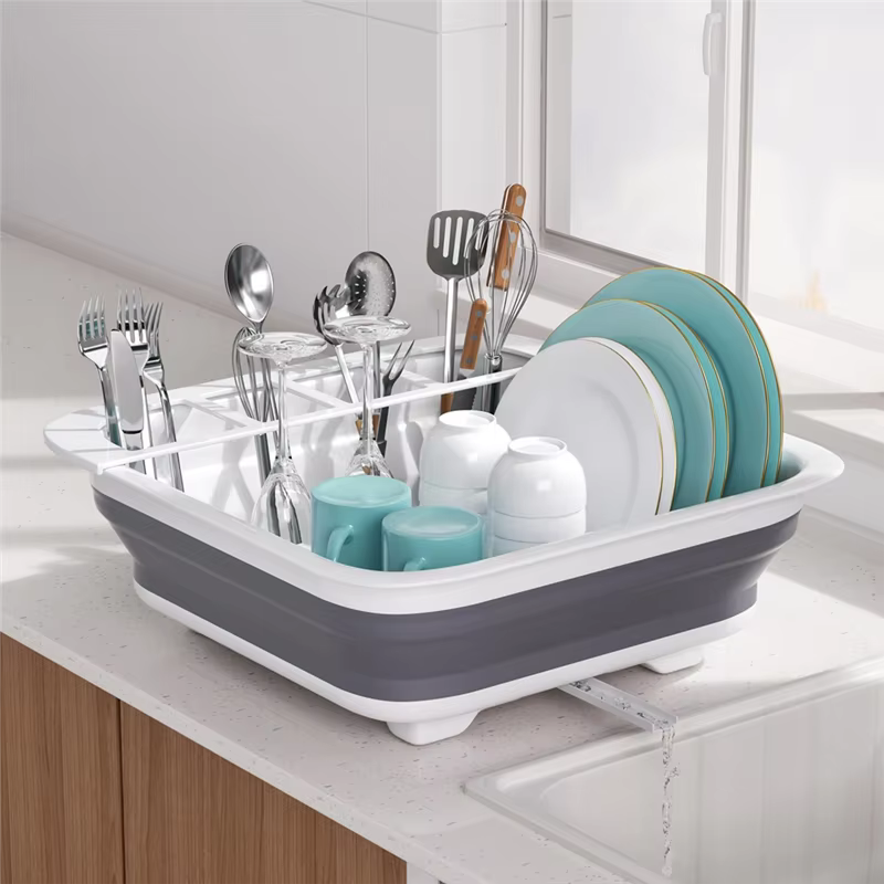 Égouttoir de cuisine pliable Portable pour vaisselle