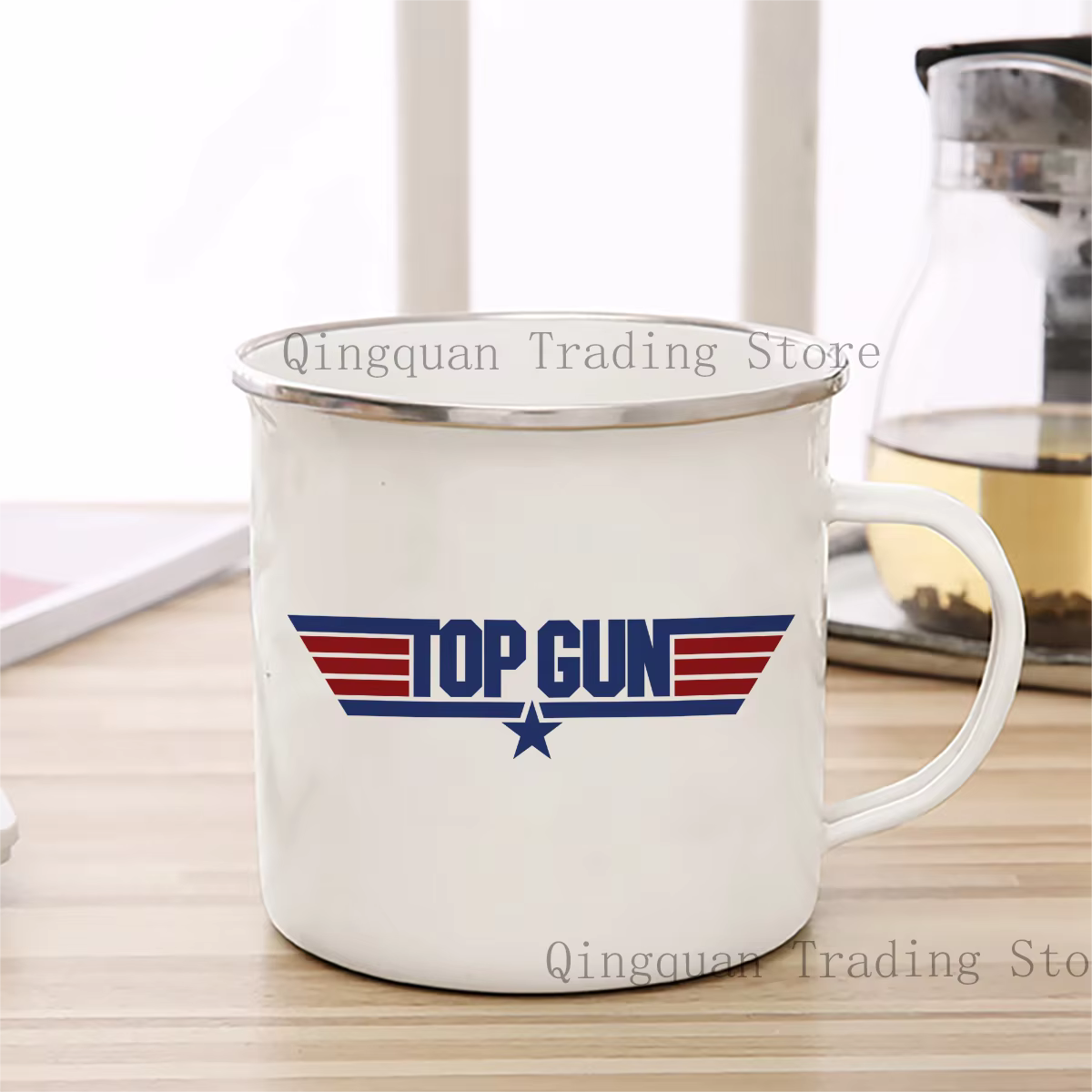 Top Gun tasse émaillée