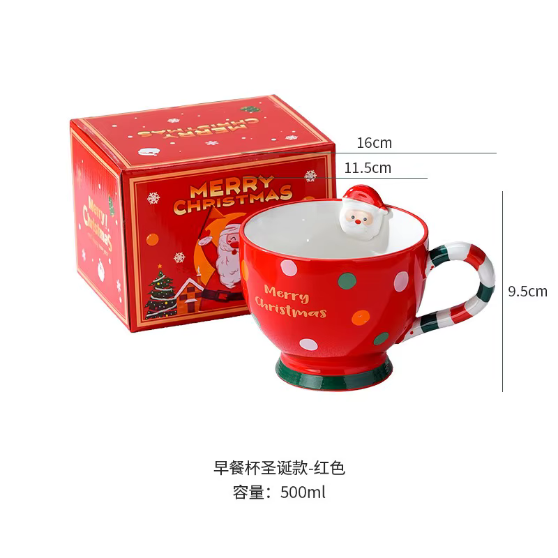 Tasse de noël en céramique