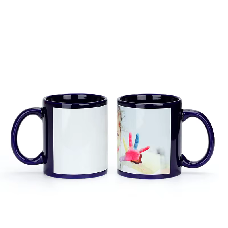 Tasse en céramique noire de 350ML