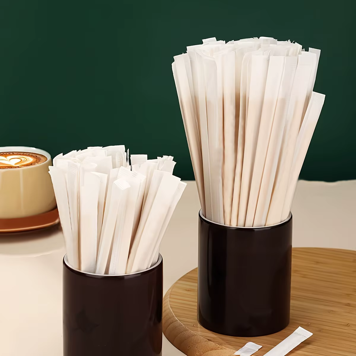 100 pièces bâtons de café remuer emballé unique agitateurs
