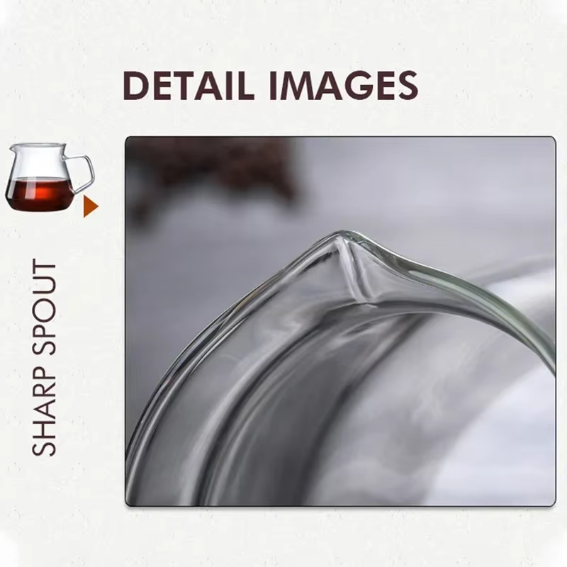 Serveur de café avec goutteur en verre