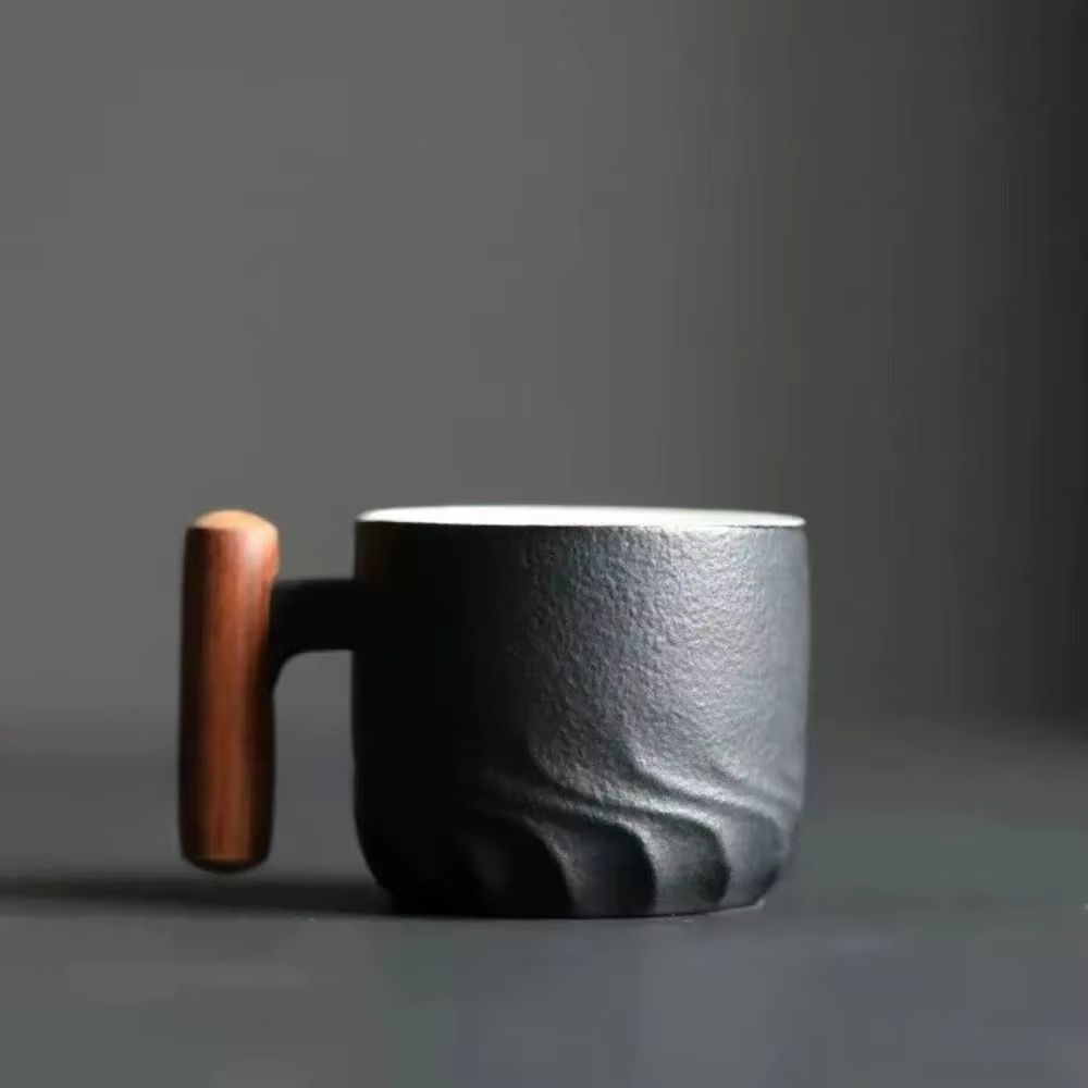 Tasse à café rétro en céramique de 80ml