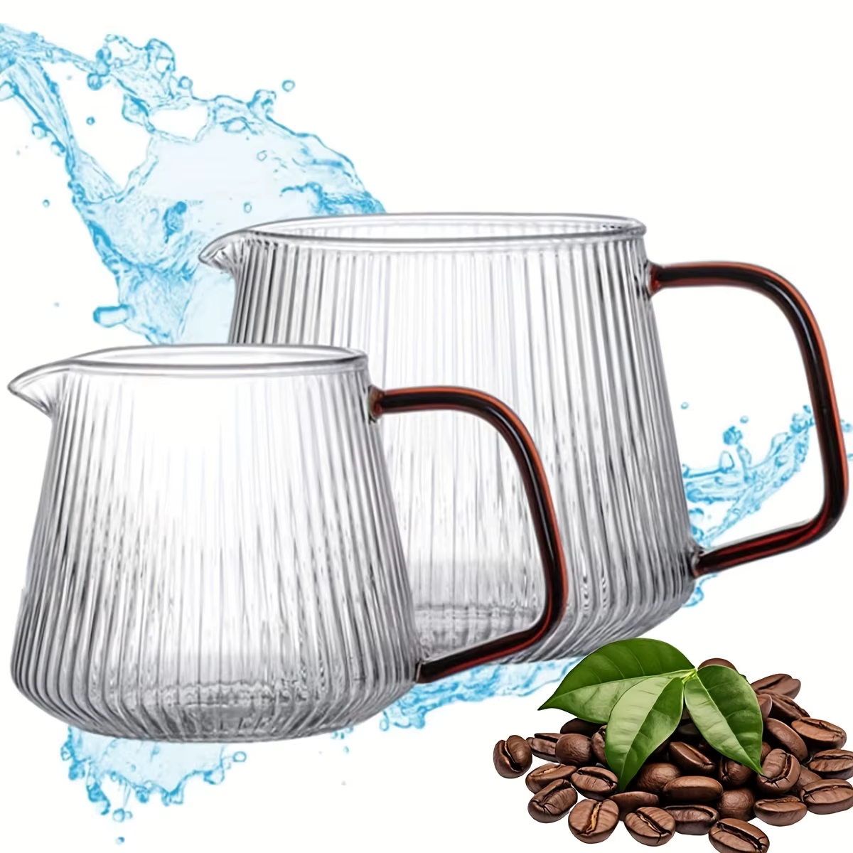 Tasses à café en verre