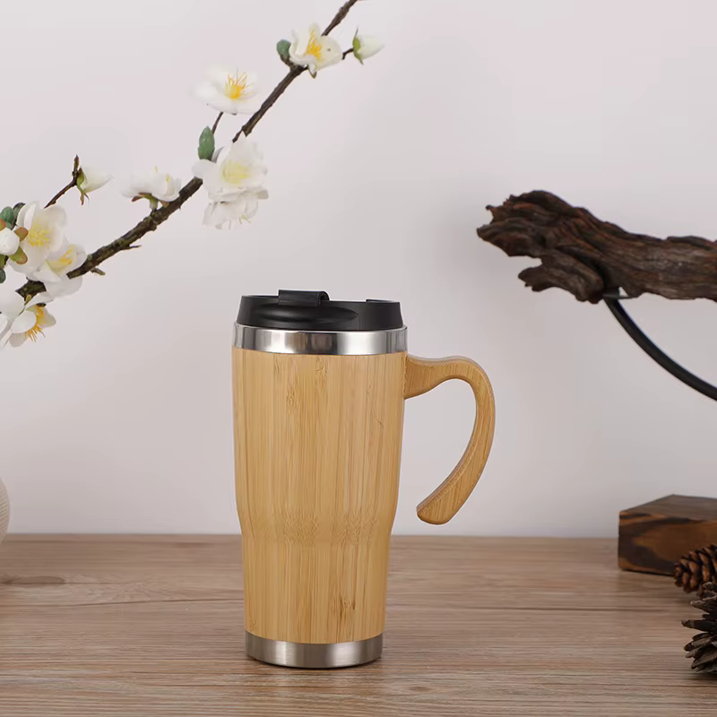 Thermos en bambou personnalisé