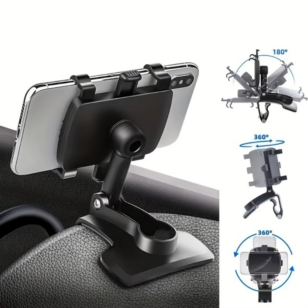 Support de téléphone de voiture Support universel tableau de bord voiture Clip Support GPS voiture Support de téléphone portable dans la voiture pour iPhone Samsung Xiaomi