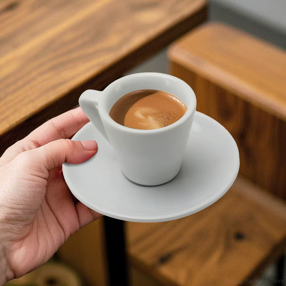 Tasses à expresso en céramique de 60ML avec soucoupe