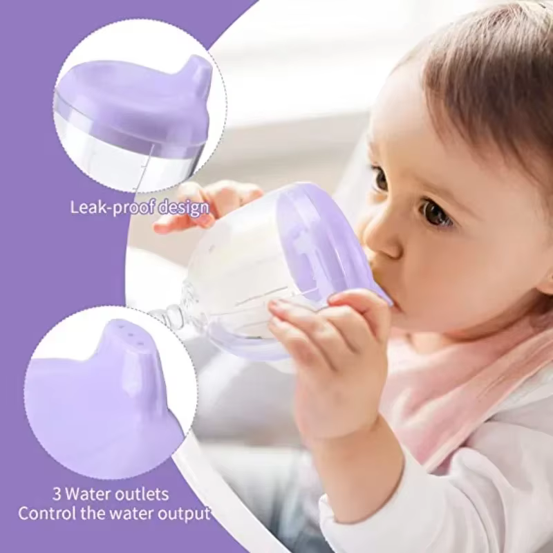 Nouveauté verre à vin en forme de Sippy tasse avec couvercle 150ml bébé apprentissage bouteille à boire enfants Toldder biberon d'allaitement gobelets d'alimentation pour nourrissons