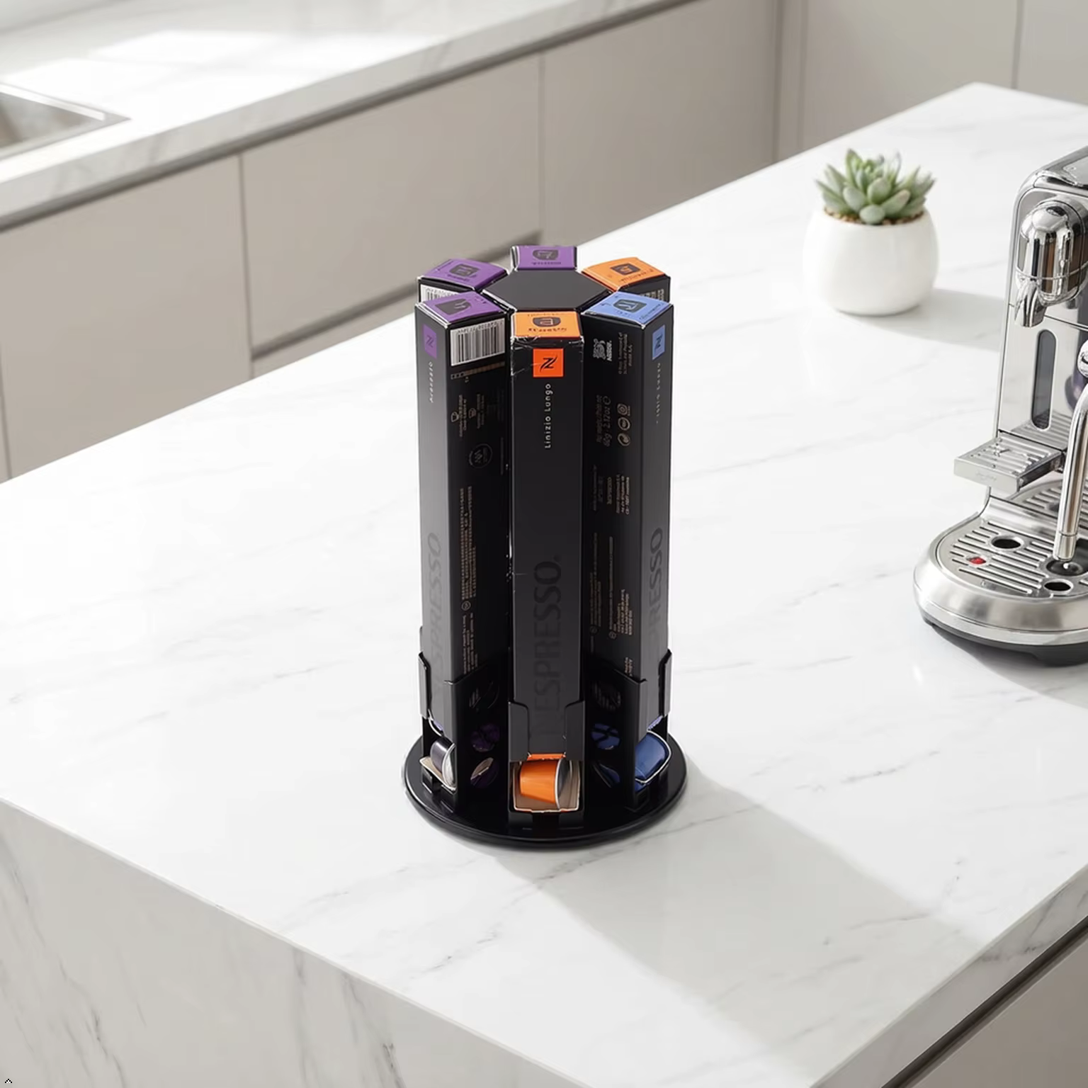 Support pour dosettes de café compatible avec les capsules Nespresso Original Line