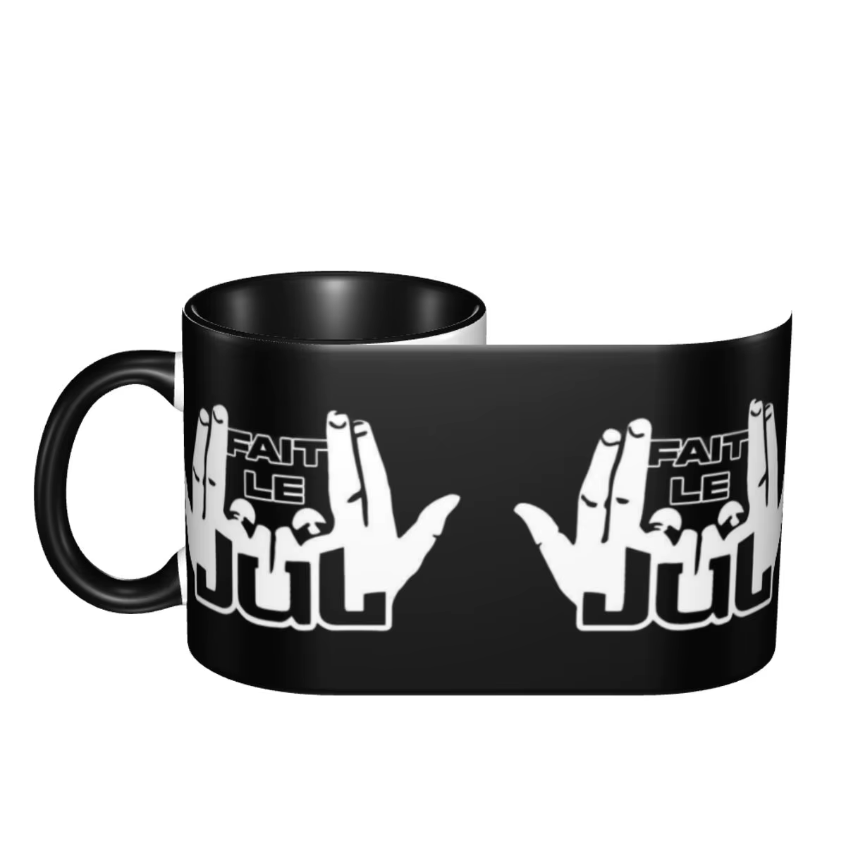 Tasses de musique de rappeur personnalisées