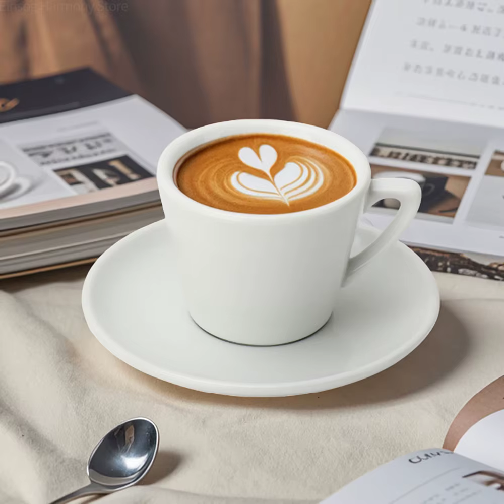 Tasses à expresso en céramique de 60ML avec soucoupe