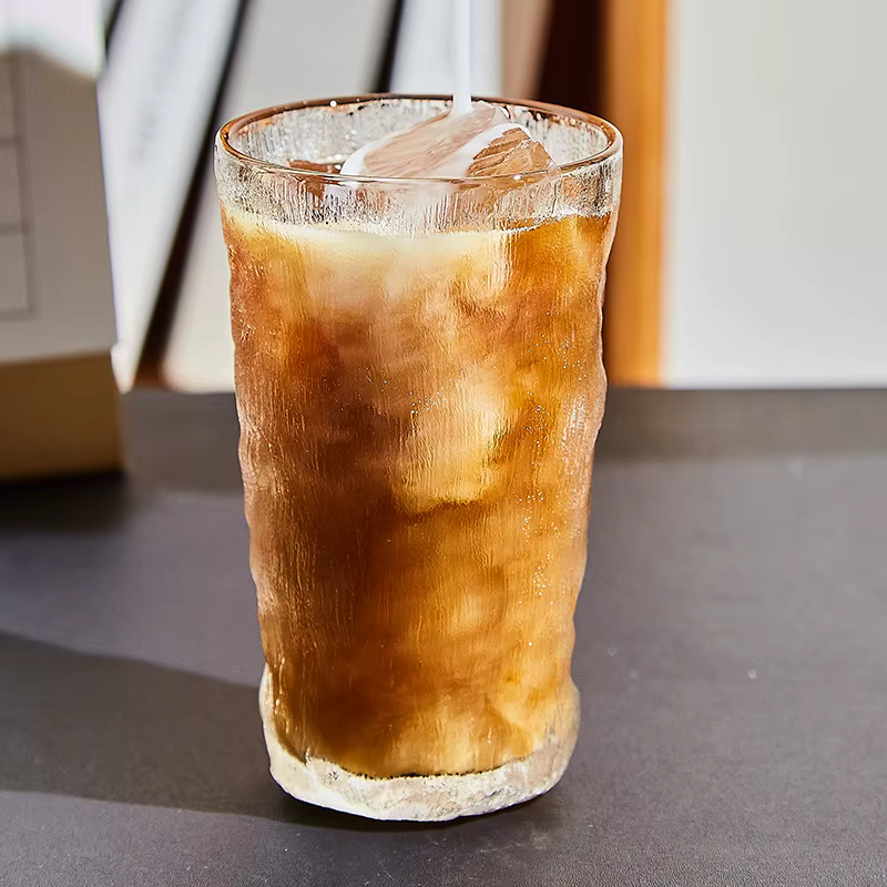 Verre à motif glacier pour ménage