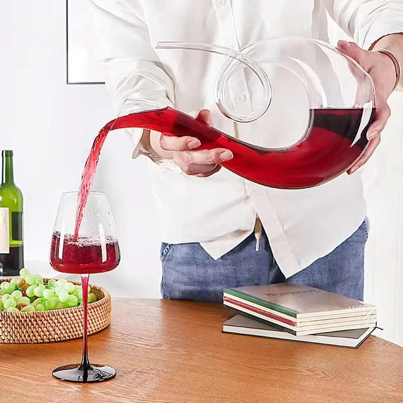 Crystal Glass Personalized Decanter Set Luxury Red Wine