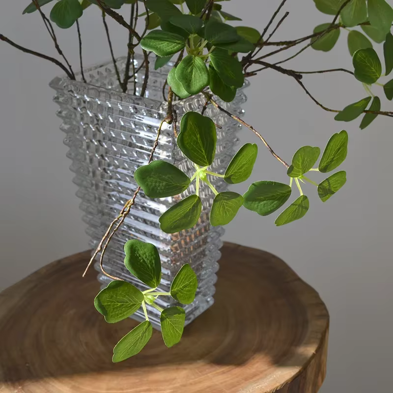 Plante artificielle de feuille de Lotus Guanyin