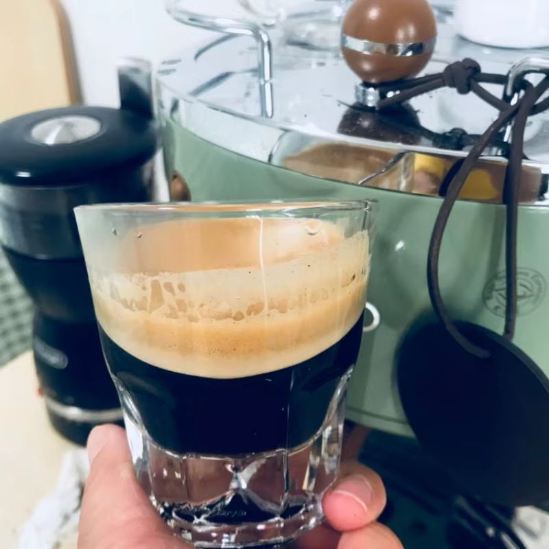 1/2/4/6 pièces 4oz bouteille bleue dédiée plat blanc café verre glacé Latte tasse pour expresso italien petite