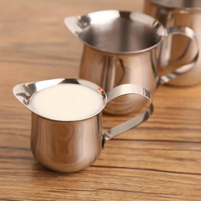 Pichet à café et lait en acier inoxydable