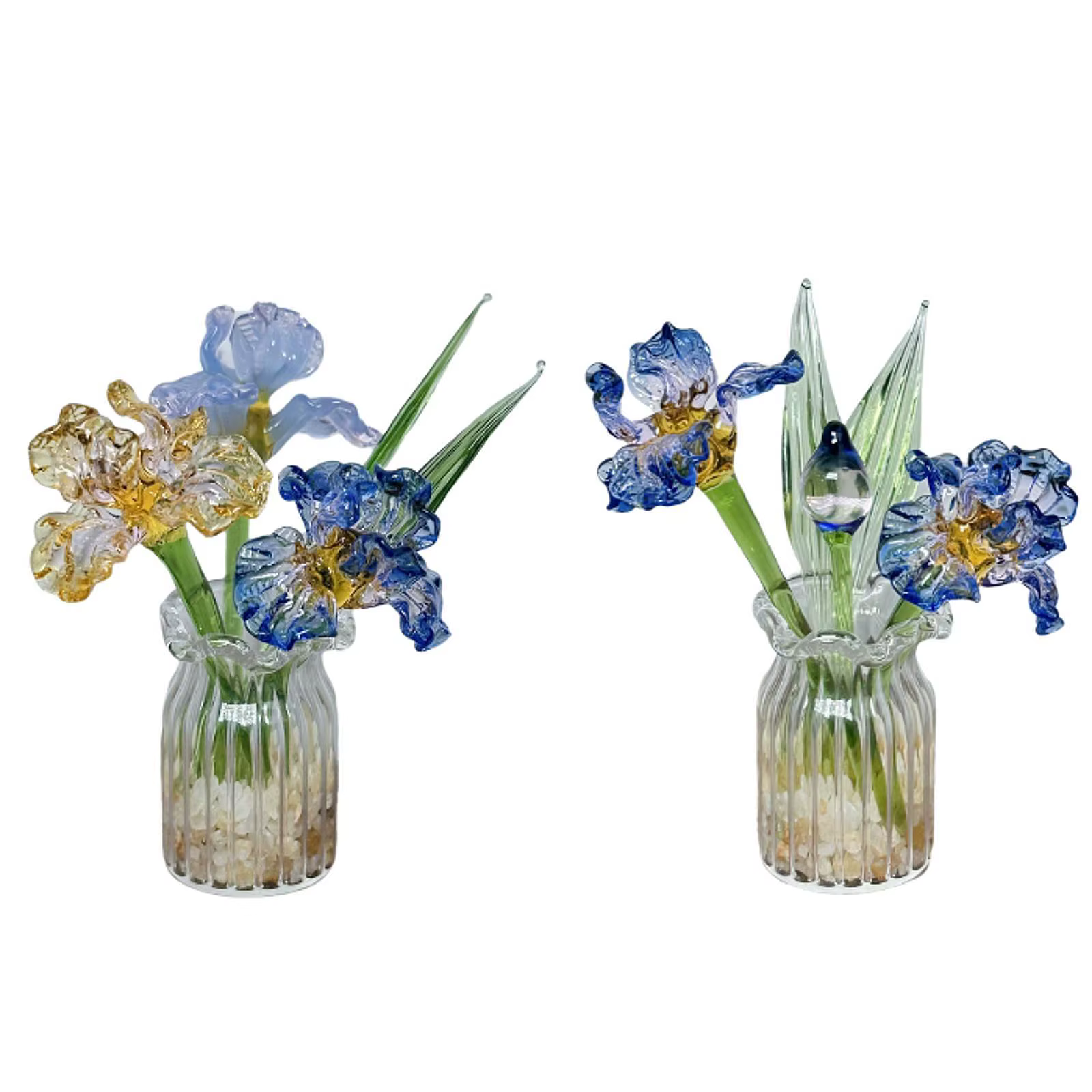 Vase en verre, décoration élégante