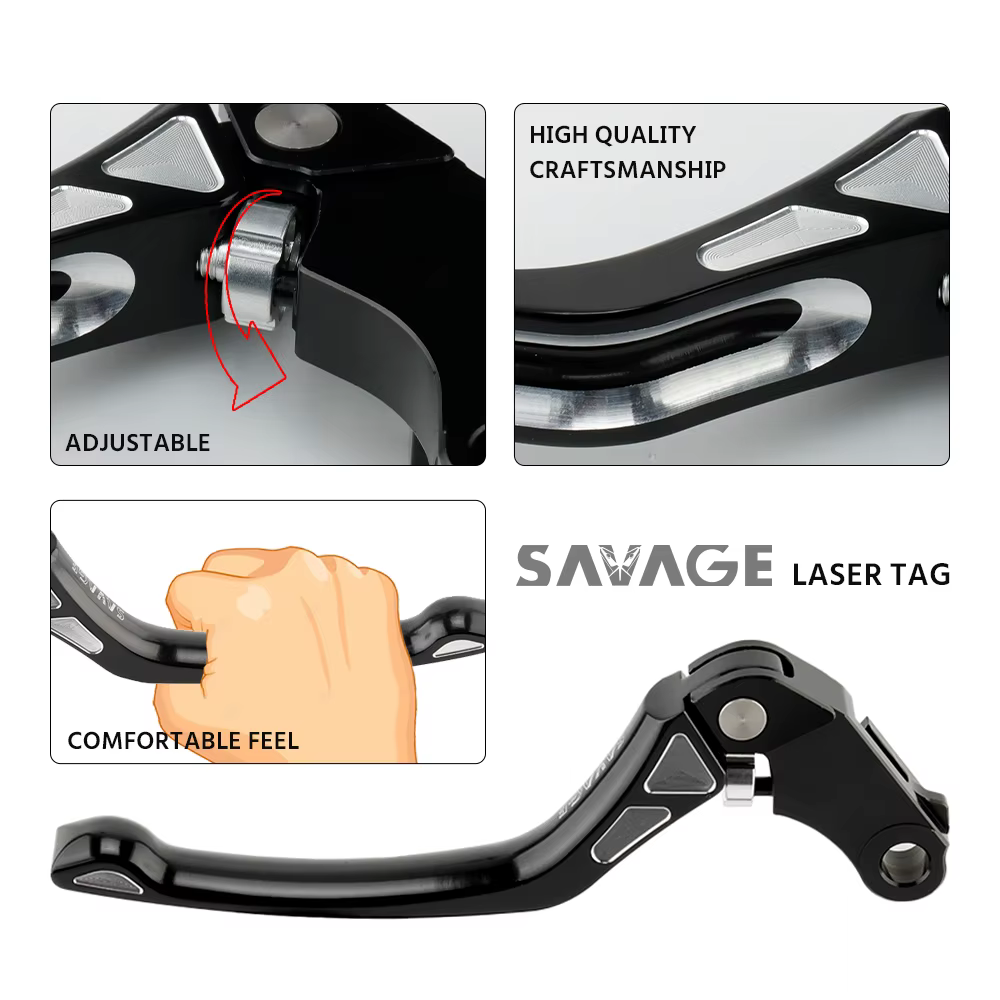 Levier de frein et d'embrayage pour moto Cafe Racer, pour HONDA CMX Rebel 300/500 CB750 VT750 VT1300 VT600C Shadow NT650 NV600