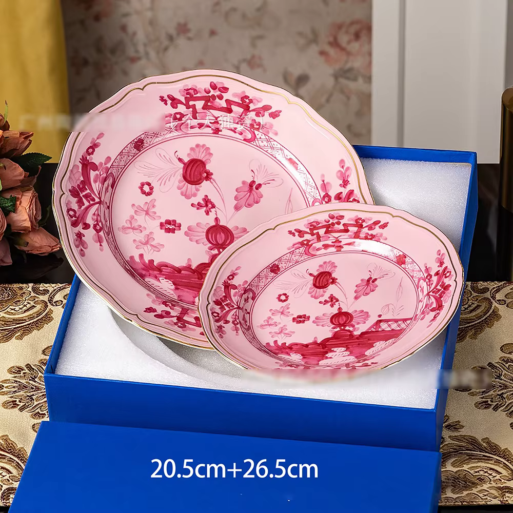 Tasse en céramique italienne assiette vaisselle thé de l'après-midi
