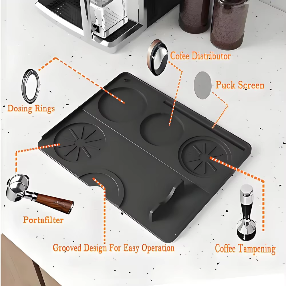 Tapis de doseur de café en Silicone