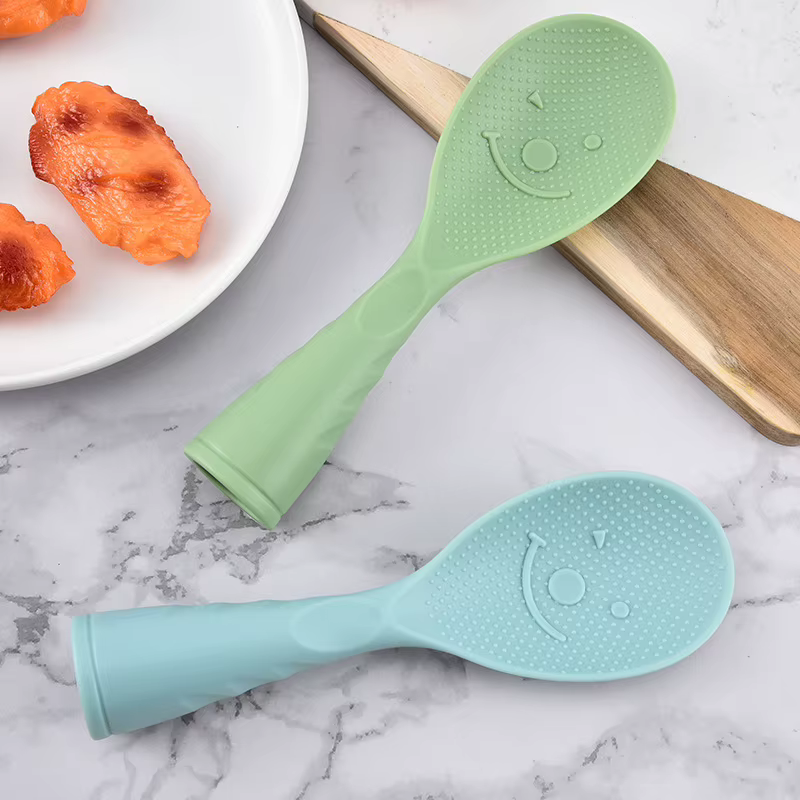 Cuillère à riz en plastique verticale pour la cuisine domestique