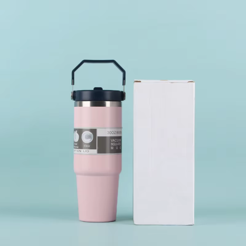 Cadeaux de fête des mères pour maman de fille et fils - Gobelet à café isolé en acier inoxydable de 20 oz avec couvercle