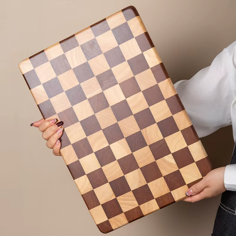Planche à découper créative en forme de damier