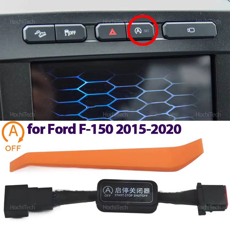 Pour Ford F-150 F150 Raptor F-Series 2015-2020 : Dispositif de désactivation du système de démarrage/arrêt automatique du moteur avec capteur de contrôle et prise – Annule l'arrêt