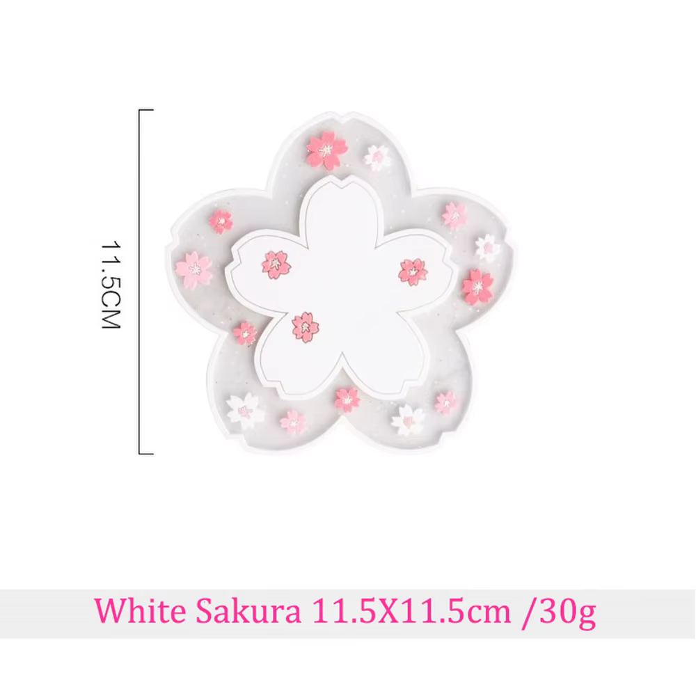 Dessous de verre en forme de fleur Kawaii