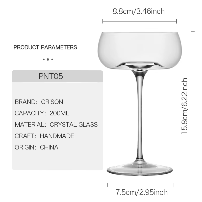 CRISON Coupe Verre à Cocktail