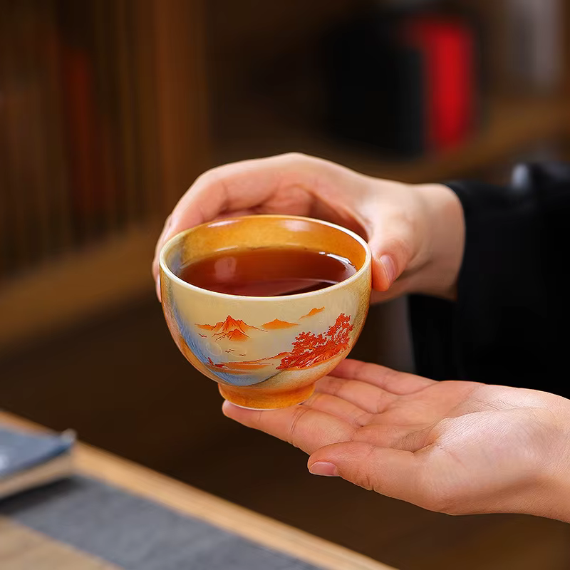 Tasses à thé Kungfu Vintage