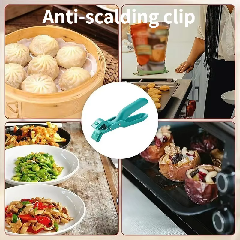 Pinces anti-brûlure pour assiettes et plats de cuisine