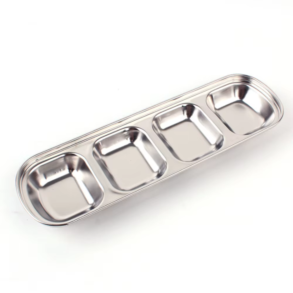 Plat de trempage pour barbecue en plein air en acier inoxydable