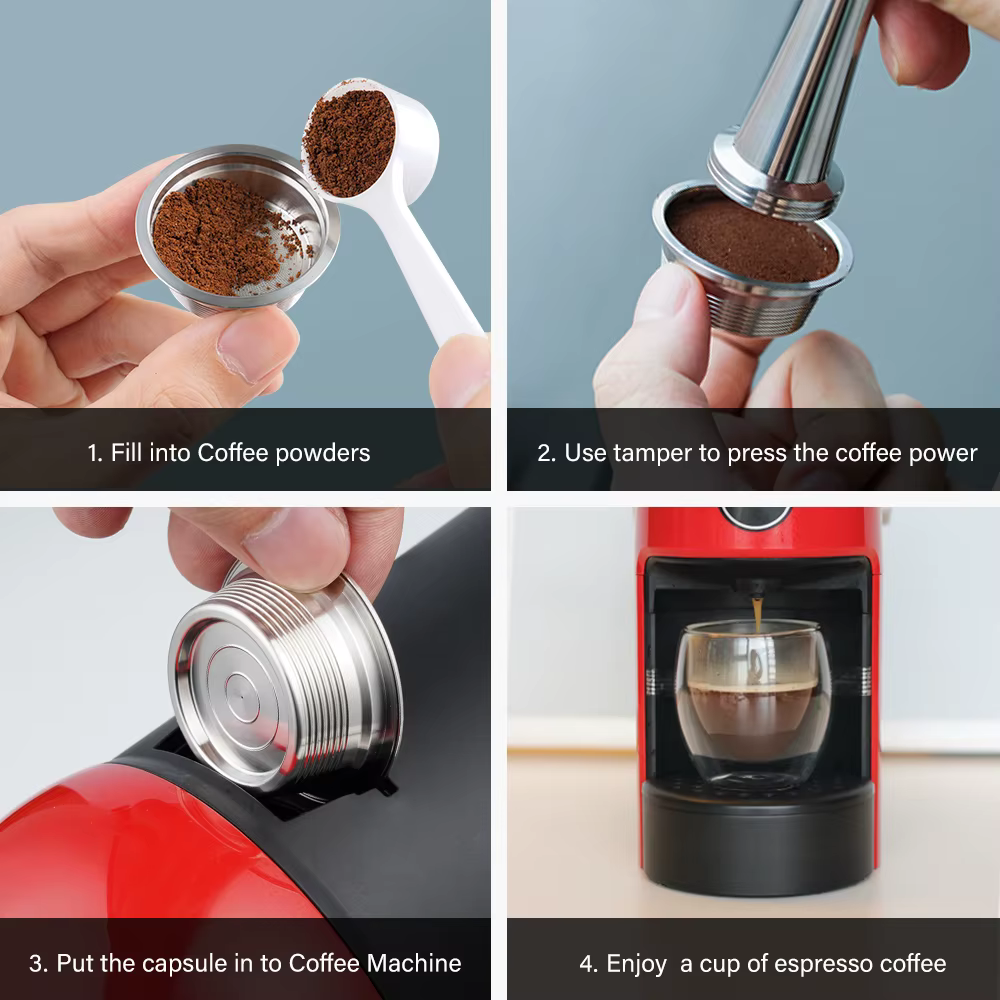 Capsule de café réutilisable Icafilas pour filtres
