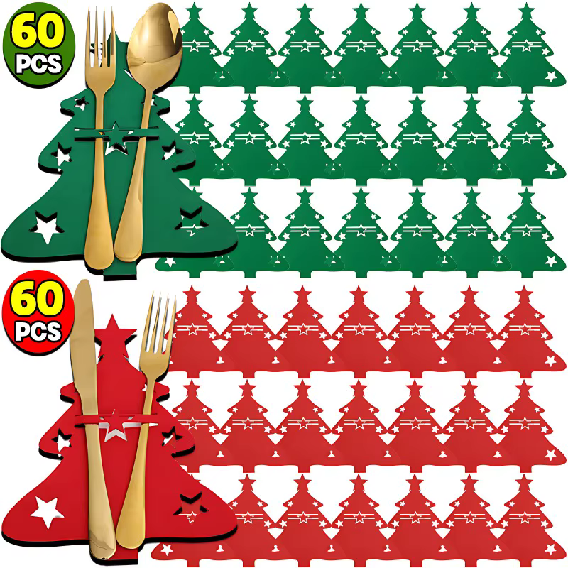 Porte-couverts de noël