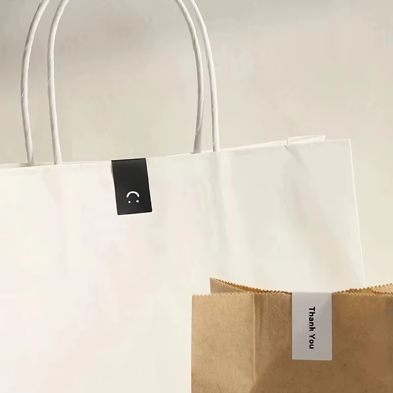 Personnalité visage souriant merci pour sceller des cadeaux