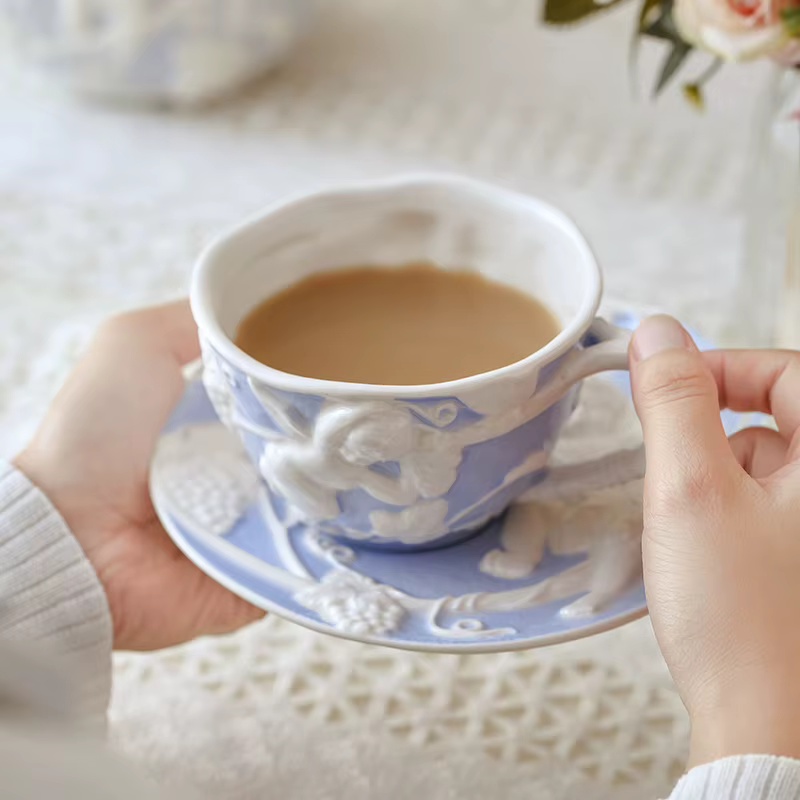 Tasse à café d'angle anglais